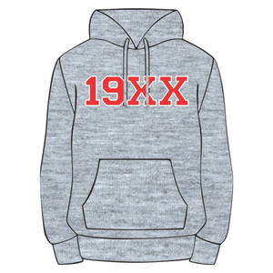 KAP Gris Pull À Capuche Coton Mélange Grec Fraternité Vêtements Personnalisé Divine Nine HBCU Greek Life Streetwear avec Année Fondatrice - Product Image 2