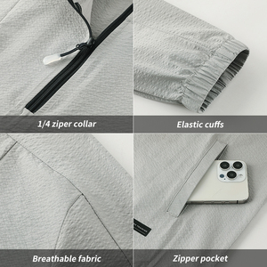 Chaqueta Cortavientos al por Mayor para Hombre y Mujer, Deportes al Aire Libre, Correr, Ciclismo, Impermeable, Transpirable, con Capucha, Ligera, Logotipo Personalizado OEM - Product Image 4