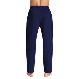 Pantalon Streetwear décontracté pour hommes Pantalon de survêtement en toile avec logo personnalisé Cargo évasé et poches de jogging empilées Style délavé - Product Image 3