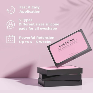 Cils et sourcils kératine boucliers tiges paillettes ensemble sérum Clips Silicone marque privée Solution colle baume tiges Kit Lash Lift - Product Image 3