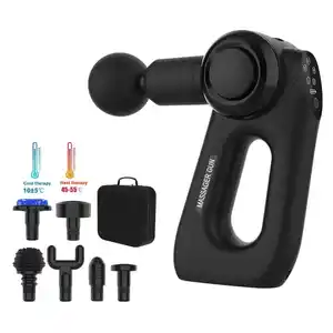 New 2023 Products Vibration Massage Device Deep Tissue Percussion Muscle Relax Massager Cordless Therapy Hot Cold Massage Gun