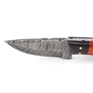 Hot Selling Premium Quality Damascus Steel Folding Hunting <b>Knife</b> Latest Design Multicolor <b>Bone</b> Wood <b>Handle</b> Outdoor Folding OEM - Product Image 4