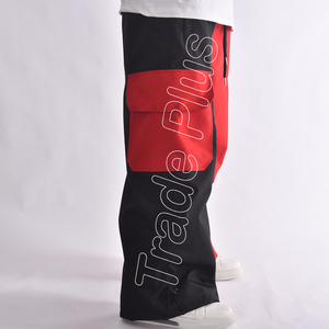 2025 unisexe hiver hommes imperméable Baggy Ski porter surdimensionné snowboard OEM imperméable respirant entièrement couture scellé bavoir Ski pantalon - Product Image 2