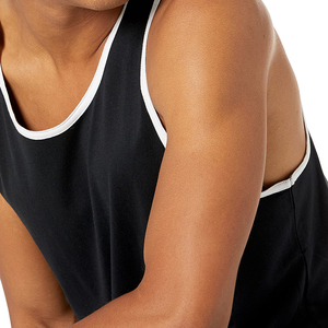 Débardeur en coton épais pour hommes en gros personnalisé uni blanc surdimensionné col rond 100% tricoté tissage conception personnalisable - Product Image 3