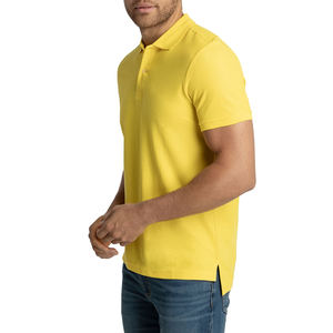 T-shirt polo de haute qualité pour hommes Logo brodé personnalisé Impression numérique respirante à séchage rapide Caractéristique anti-rides - Product Image 2