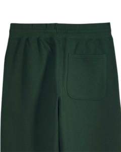 Ensemble de survêtement en molleton vert foncé unisexe, sweat-shirt et pantalon de jogging, tenue décontractée streetwear, coton doux, chaud pour l'hiver, conception personnalisée OEM - Product Image 6