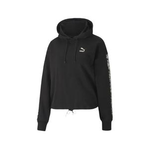 เสื้อฮู้ดผู้หญิงแบบปราดเปรียวรูปสัตว์ Puma: สีดำ/ เสือดาว100% ของแท้ - Product Image 3