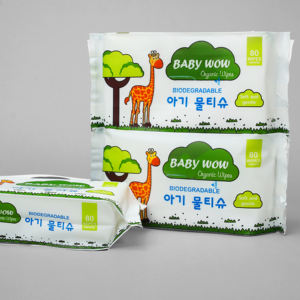 Toallitas húmedas de tela no tejida ecológicas compactas de 80 unidades Baby Wow, desechables y perfumadas para limpieza y refrigeración del hogar - Product Image 2