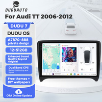 Autoradio Navifly DUDUAUTO universel 2DIN avec écran tactile QLED, lecteur de musique, navigation GPS multimédia pour Audi TT.