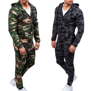 ชุดวอร์มลำลองสำหรับผู้ชายชุดวอร์ม2ชิ้นทนทาน - Product Image 4