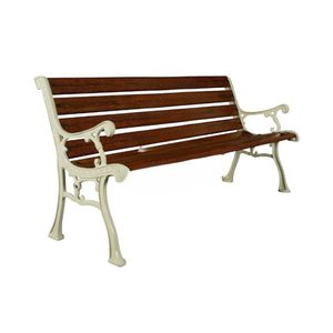 Outdoor cast iron & wooden garden <b>bench</b> for home hotel garden outside park seating patio <b>bench</b> outdoor and <b>indoor</b> furniture 2023 - Product Image 4