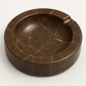 Cendrier rond en marbre beige clair décoratif bol à fumer décoration de luxe pour fumer et cadeaux vente à chaud - Product Image 5