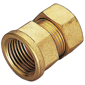 Raccordo in ottone per tubo in rame, dritto, femmina, dimensione 14x1/2 - Product Image 1