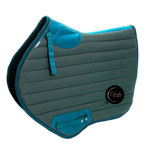 Tapis de selle matelassé haut de gamme, respirant et absorbant les chocs, le plus vendu, pour chevaux de saut, emballage personnalisé, confort du cavalier - Product Image 1