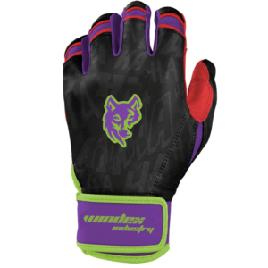 Guantes de bateo de puño corto estilo Bruce Bolt personalizados Guantes de bateo de béisbol de cuero Cabretta Premium 100% - Product Image 2