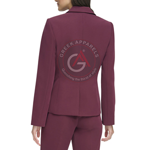 Wholesale High Quality <b>Button</b> blazer Customized Business Women's <b>Suit</b> Made in Pakistan 2023 New Fashion Oversized Blazer - Product Image 5