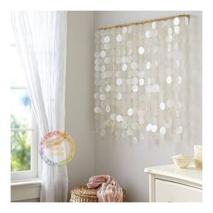 LUXURY CLEAR SHEET MADE OF SEASHELL FOR HOME DECORATION LIKE WINDY BELL AND <b>CURTAIN</b> - Product Image 5