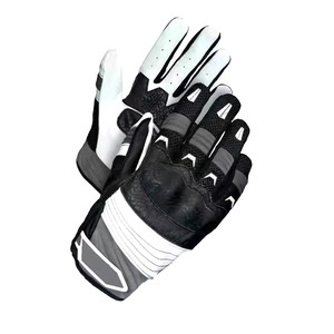 Gants de performance résistants aux chocs avec gants de performance sportive Gants noirs/blancs robustes - Product Image 2