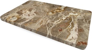 Planche à découper de luxe en marbre brun Plateau de cuisine élégant et durable idéal pour couper l'affichage du fromage de service et l'utilisation de cadeaux - Product Image 5