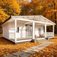 Maison conteneur isolée et extensible toutes saisons de 20 et 40 pieds, préfabriquée et pliable, pour stations de ski et zones froides