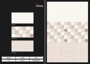 Azulejos de cerámica para pared de 300x600 mm, diseño de arquitecto, para baño y cocina, acabado brillante o mate, textura de azúcar tallado, diseño de pared interior de lujo. - Product Image 3