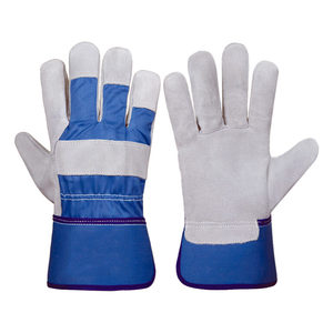 2025 Guantes de trabajo de protección de alta calidad Guantes de piel de cabra de protección laboral hechos a medida Guantes de cuero de trabajo - Product Image 1