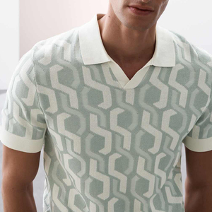 Polos de punto de algodón de talla grande para hombre, logotipo personalizado, fabricante OEM, tela suave y transpirable, ajuste cómodo, suministro a granel - Product Image 2