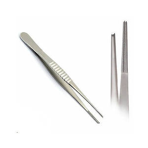 Pince à dissection chirurgicale professionnelle à mâchoires dentelées en acier inoxydable pour usage médical et formation - Product Image 3