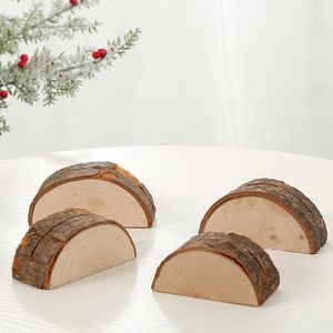 Menu de table en bois vintage et porte-cartes de visite pour mariage et photo - Product Image 2