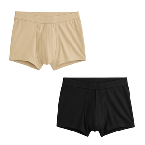 Bóxer OEM para hombre, buena absorción, ropa de talla grande para hombre, 95% algodón, 5% licra, cintura personalizada, ropa interior para hombre, Bóxer mayorista - Product Image 1