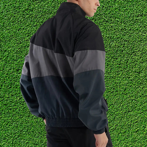 ชุดกันลมมีซิปสำหรับผู้ชายชุดไนลอนกันลมปรับแต่งได้ตามต้องการสำหรับวิ่งออกกำลังกายกันลม - Product Image 3