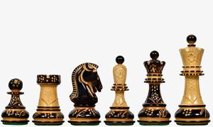 Reproducción artesanal de piezas de ajedrez Dubrovnik V3.0 3.7 Rey lacado, quemado y de madera de boj al mejor precio - Product Image 3