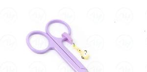 Tijeras de enfermera de acero inoxidable y tijeras de vendaje Lister 14,5 cm con logotipo de goma de lujo personalizado - Product Image 4