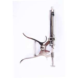 เข็มฉีดยาโลหะสัตวแพทย์แบบใช้ซ้ำได้ตามหลักสรีรศาสตร์พร้อมการตั้งค่าปริมาณที่ปรับได้ - Product Image 4