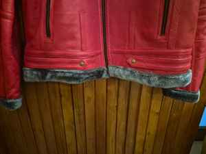 Chaqueta de Cuero Vacuno de Alta Calidad para Hombre, Estilo Vintage de Invierno, Forro de Piel Sintética, Impermeable, Ecológica, con Cierre de Cremallera - Product Image 4