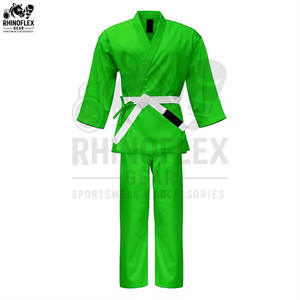 Nouveaux uniformes de karaté pour hommes ajustables et personnalisés, en coton respirant de haute qualité (tissu 280g), service OEM, vêtements d'arts martiaux - Product Image 2