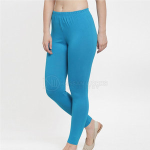 Leggings de sport personnalisés uniques pour femmes, fitness, yoga, écologiques, respirants, séchage rapide, longueur intégrale, haute élasticité, couleur unie - Product Image 2