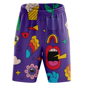 Full Print Mens Sublimation Shorts Soft Polyester Fabric - Product Image 1