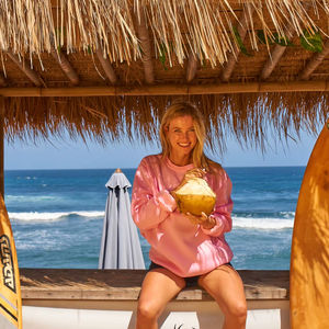 Sudadera Unisex de Manga Larga Informal de Punto, Estilo Holgado, Transpirable, Ecológica, de Poliéster y Algodón, para Verano - Product Image 1