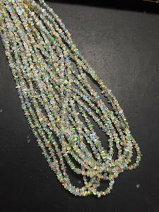 Piedras preciosas en bruto de ópalo de fuego etíope, cuentas de piedra Natural para hacer collares, cuentas únicas de ópalo de fuego - Product Image 5