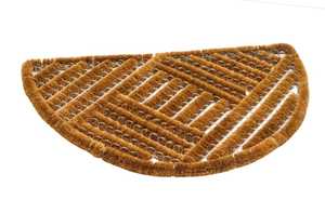 แผ่นปูรองประตูสำหรับรองเท้าบู๊ตเส้นใยมะพร้าว40x60ซม. หนาพิเศษกันลื่นกันแบคทีเรียตกแต่งบ้านสไตล์คลาสสิก - Product Image 2