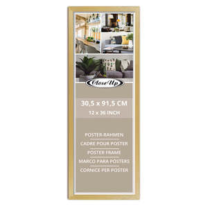 Modern <b>A2</b> <b>Poster</b> <b>Frame</b> 30.5 X 91.5 cm Light Beech Silver Metal Photo <b>Frame</b> Made of Alloy Aluminium Alloy - Product Image 1