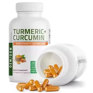 Tabletas de curcumina de cúrcuma Extracto de 95 por ciento Potente suplemento de hierbas antioxidante Fórmula natural para adultos - Product Image 2