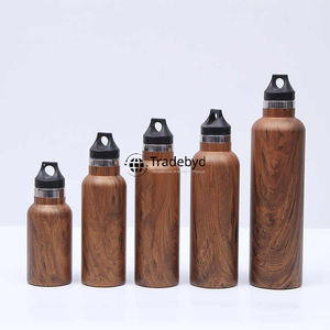 Botella de madera tradicional con tapa para uso diario Vasos ecológicos elegantes para regalar Tradebyd - Product Image 2