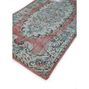 Alfombras de Lana Anudadas a Mano de Color Rojo Anaranjado Vintage, con Motivos Rectangulares Abstractos, para Sala de Estar, Pasillo, Nuevo Modelo-Pae-2943 - Product Image 2