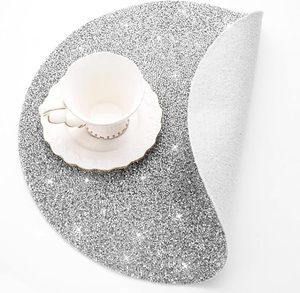 Handcrafted <b>Round</b> Beaded <b>Placemats</b> for Dining Table Wedding Christmas Decoration Family Gathering Parties - Product Image 4