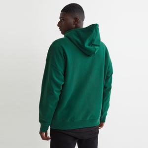 Sudadera con capucha de lana de talla grande personalizada para hombre, sudaderas de moda de invierno con estampado Digital, diseño bordado de seda abullonada - Product Image 3