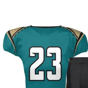 Uniforme de football américain personnalisé avec des ensembles durables à manches courtes respirants uniques Style - Product Image 5