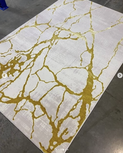 Alfombra Turca Moderna de Polipropileno, Tejida a Máquina, Jacquard, de Alta Calidad, Resistente a las Manchas, de Pelo Alto, Abstracta, para el Hogar - Product Image 2