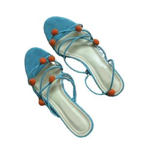 รองเท้าแตะสตรีแบบสวมลำลองสำหรับฤดูร้อน รองเท้าแตะชายหาดแบบเปิดนิ้วเท้า รองเท้าแฟชั่นผู้หญิงที่ใส่สบาย รองเท้าส้นเตี้ยทันสมัย - Product Image 5